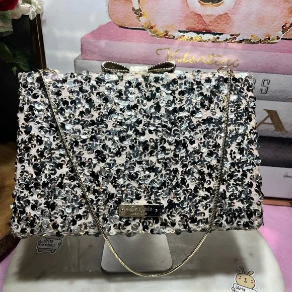 KATE SPADE New York NWOT 'All that Glitters' Sequin Emanuelle shoulder bag - Picture 9 of 17